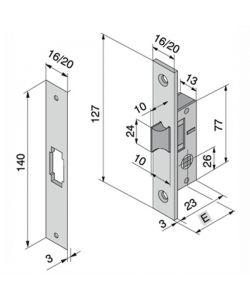 Serratura Inf.All                113.15.01.0 Welka