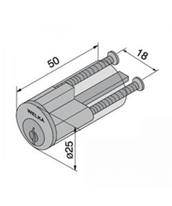 Cilindro App.Tondo 50            603.00.00   Welka