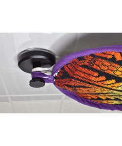 Gancio a ventosa Stick&Lock grigio lucido 1 gancio