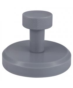 Gancio a ventosa Stick&Lock grigio lucido 1 gancio