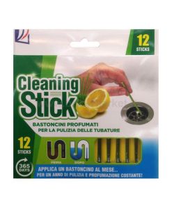 Euromarketing Bastoncini Profumati Pulisci Tubi - Limone - 12 pz