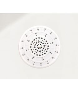 Salvascarico griglia in silicone bianco