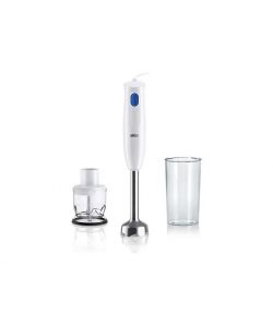 Braun Frullatore ad Immersione MultiQuick 1 450W Bianco Acciaio 0.6LT