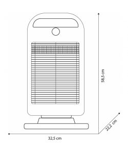 Stufa alogena Solaria Evo