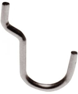 Ganci per Pannelli Forati Bianco NR.6 - Confezione da 200 Pezzi