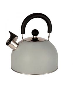Bollitore Inox Fischio 2,5L - Manico in Bachelite - Colori Assortiti