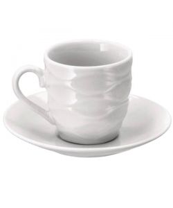 Tazza Caff Porcellana Cerchi Pz 6 Ad