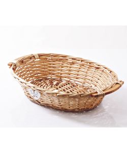 Cestino in Vimini Naturale - Miele - 54x38x13 cm