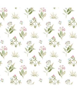 Noordwand Parati Blooming Garden 6 Flowers and Plants Bianco e Verde