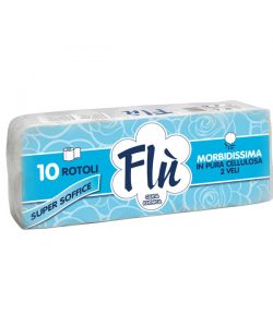 Carta Igienica 2V Flu'                Pz 10 Celtex