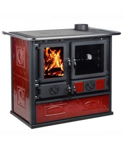 Cucina a Legna Rosa Liberty Bordeaux Nordica