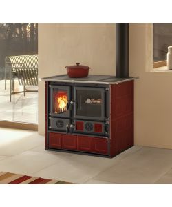 La Nordica Cucina a Legna Rosa Vst 5.0 Liberty - Bordeaux - 8,8 kW