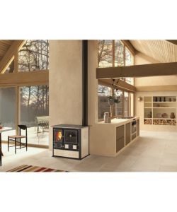 La Nordica Cucina a Legna Rosa Vst 5.0 Liberty - Panna - 8,8 kW