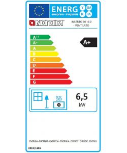 Inserto caminetto a legna 60 4.0 Ventilato Nordica