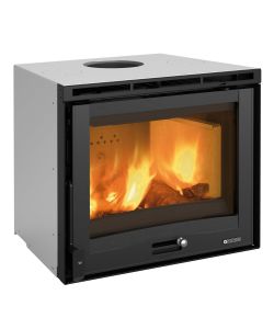 La Nordica Inserto Caminetto a Legna 60 4.0 Nero 6,5 kW - 60x44x50 cm