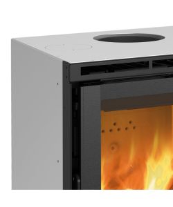 La Nordica Inserto Caminetto a Legna 60 4.0 Nero 6,5 kW - 60x44x50 cm