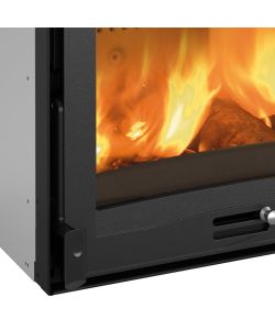 La Nordica Inserto Caminetto a Legna 60 4.0 Nero 6,5 kW - 60x44x50 cm