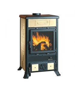 Stufa a legna Rossella R1 Liberty 8,8 Kw Bordeaux