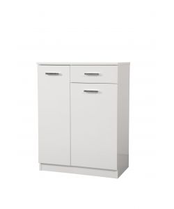Savini Mobile Bagno Doppio - Bianco Laccato Lucido - 59x34x80 cm