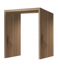 Savini Base Porta Lavatrice Asciugatrice Noce 91x79 cm Arredo Lavanderia