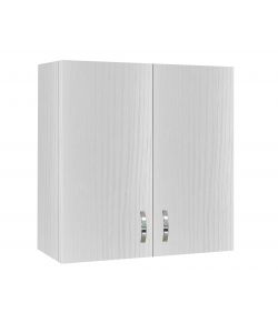 Savini Pensile Bagno 2 Ante - Bianco Nordico - 60x22x71 cm