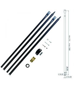 Aste Serrature Ferroglietto Pz 2 100A Moia