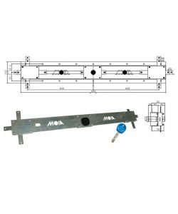 Serratura Bascule Spranga Cilindro J126 Moia