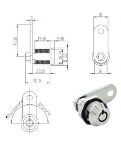 Cilindro Levetta Mm 22 Tubolare 100852 Omr