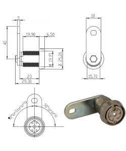 Cilindro Levetta Mm 22 Jack 100750Kd Omr