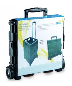 Carrello pieghevole con cassa