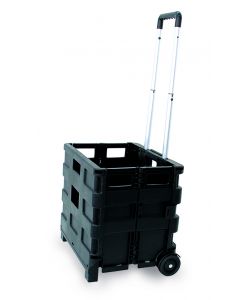 Carrello pieghevole con cassa