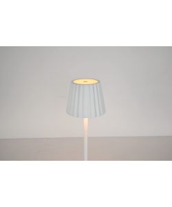 Lampada LED Touch Ricaricabile Wireless Bianca 220lm 3,5W - 15x14x42cm
