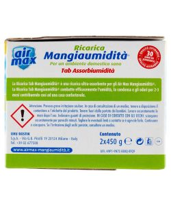 Air Max Assorbiumidit Ricariche Tab Fragranza Neutra - 2 x 450g