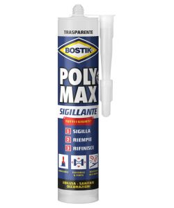 Bostik Poly Max Sigillante Trasparente Universale Verniciabile 280ml