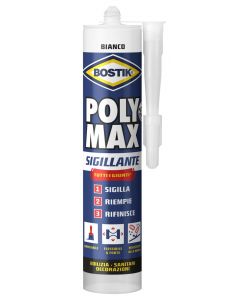 Bostik Sigillante Poly Max Bianco Impermeabile Antimuffa - 280ml