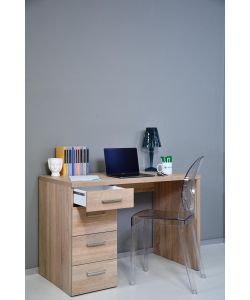 Scrivania 4 cassetti Sonoma 16x740x600x1100 mm standard