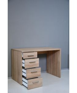 Scrivania 4 cassetti Sonoma 16x740x600x1100 mm standard