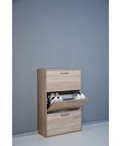 Scarpiera 3 ribalte doppia prof. 16mm Sonoma 16x996x650x250 mm standard