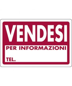 Cartello Vendesi 30 x 20 cm