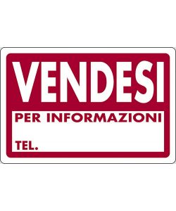Cartello Vendesi 30 x 20 cm