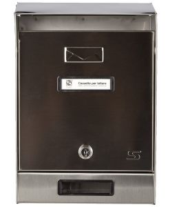 Silmec Cassetta Postale Esterno - Inox Satinato - 22x32.5 cm