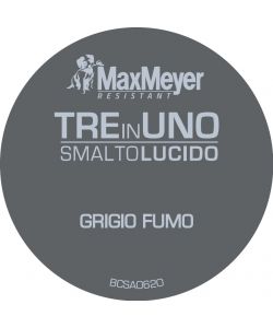 Smalto 3 in 1 Lucido Grigio Fumo 0,5 l