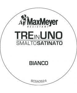 Smalto 3 in 1 Satinato Bianco 0,5 l