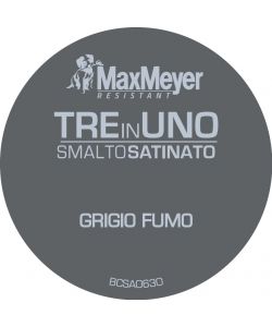 Smalto 3 in 1 Satinato Grigio Fumo 0,5 l