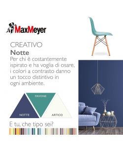 Max Meyer Idropittura Home Color Notte - Superlavabile 2.5 L