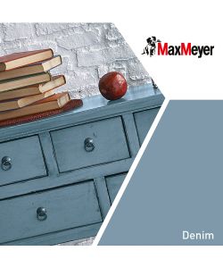 MaxMeyer Smalto Brillante all'acqua Poliuretanico Denim 0,125 l