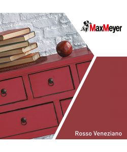 MaxMeyer Smalto Brillante all'acqua Poliuretanico Rosso Veneziano 0,125 l