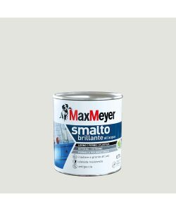 MaxMeyer Smalto Brillante all'acqua Poliuretanico Bianco Ghiaccio 0,75 l