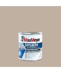 MaxMeyer Smalto Brillante all'acqua Poliuretanico Tortora 0,75 l