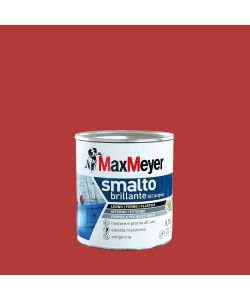 MaxMeyer Smalto Brillante all'acqua Poliuretanico Rosso Ciliegia 0,75 l